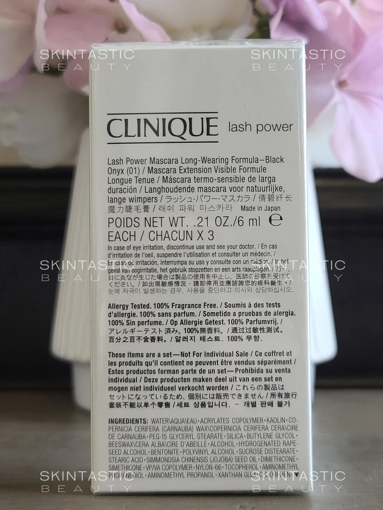 Clinique Lash Power Blakstienų tušas Trio, 18 ml