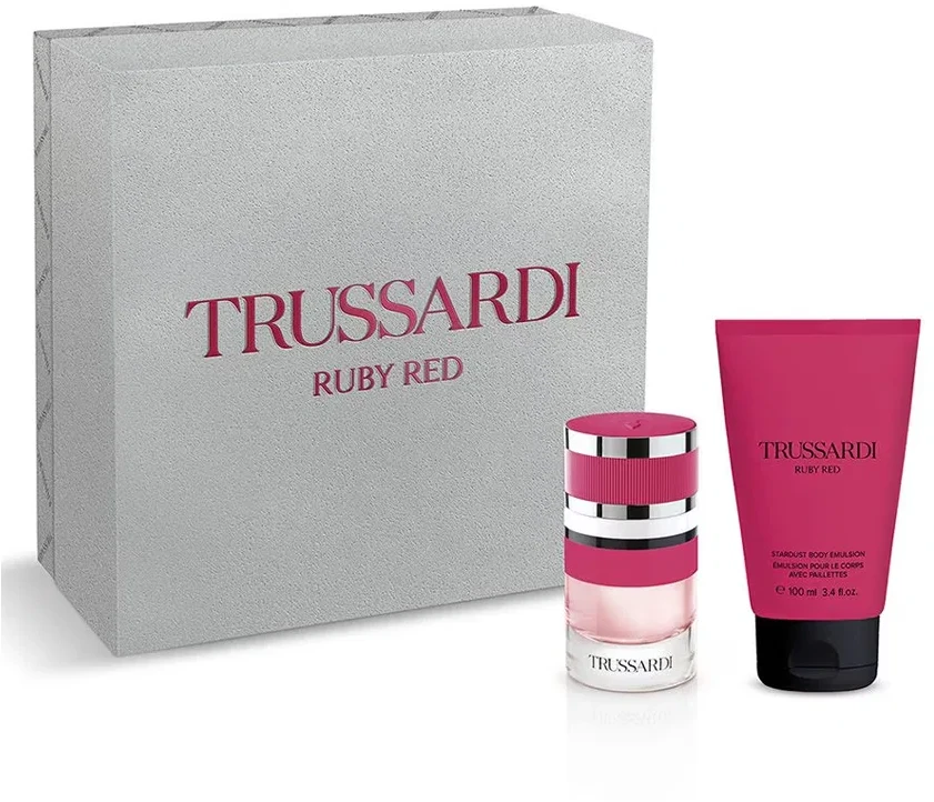 Trussardi Ruby Raudona Eau De Perfume Purškiklis, 60 ml Set 2 Pieces