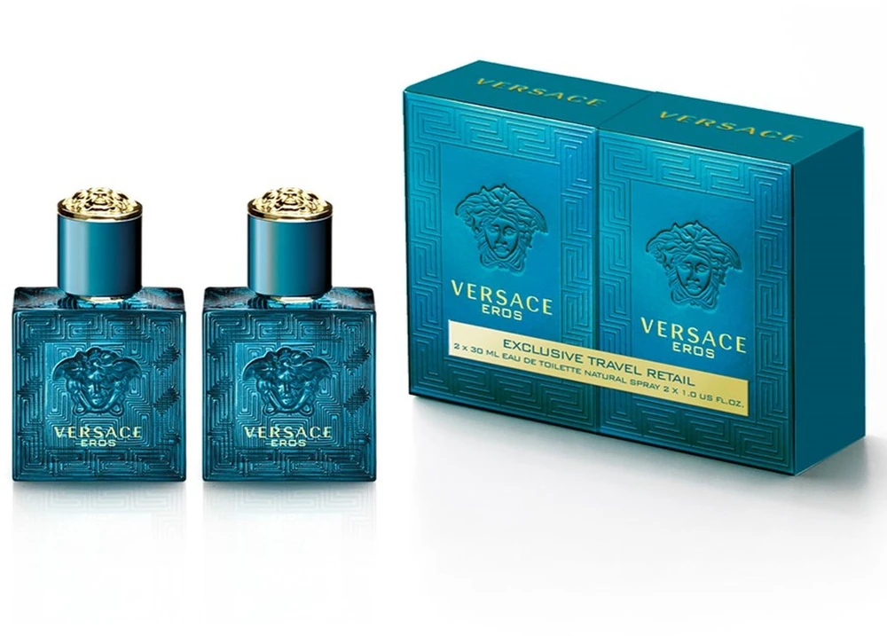 Kvepalų rinkinys vyrams Versace Eros (EDT 2 x 30 ml)