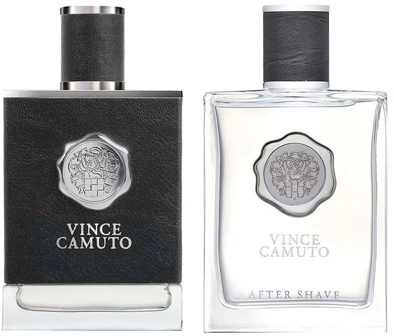 Vince Camuto rinkinys: Vince Camuto tualetinis vanduo vyrams, 100 ml + Vince Camuto losjonas po skutimosi, 100 ml