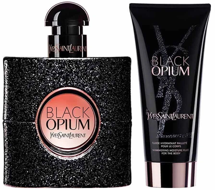 Set Yves Saint Laurent: Juodas Opium, Hydrating, Losjonas kūnui, 50 ml + Juodas Opium, Eau De Parfum, For Women, 50 ml