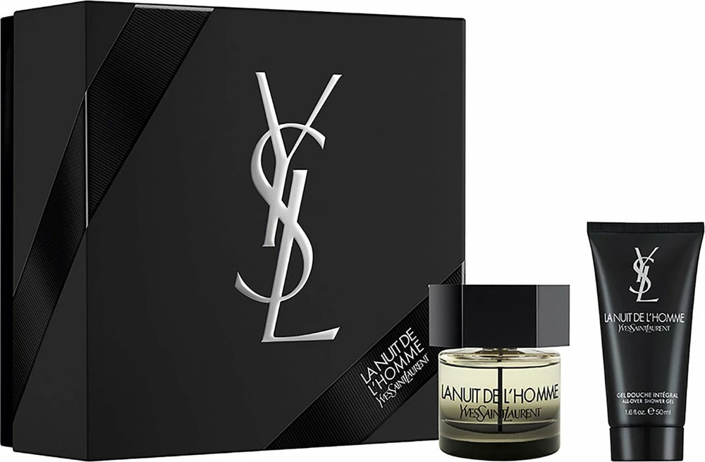 Yves Saint Laurent La Nuit De L'Homme rinkinys vyrams (100 ml EDT + 50 ml dušo gelis)