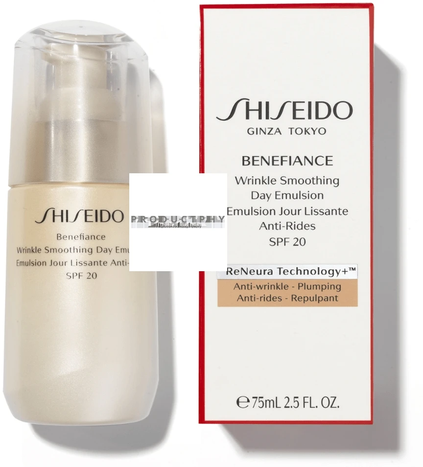 Shiseido Benefiance priešraukšlinė dieninė emulsija Spf20, 75 ml