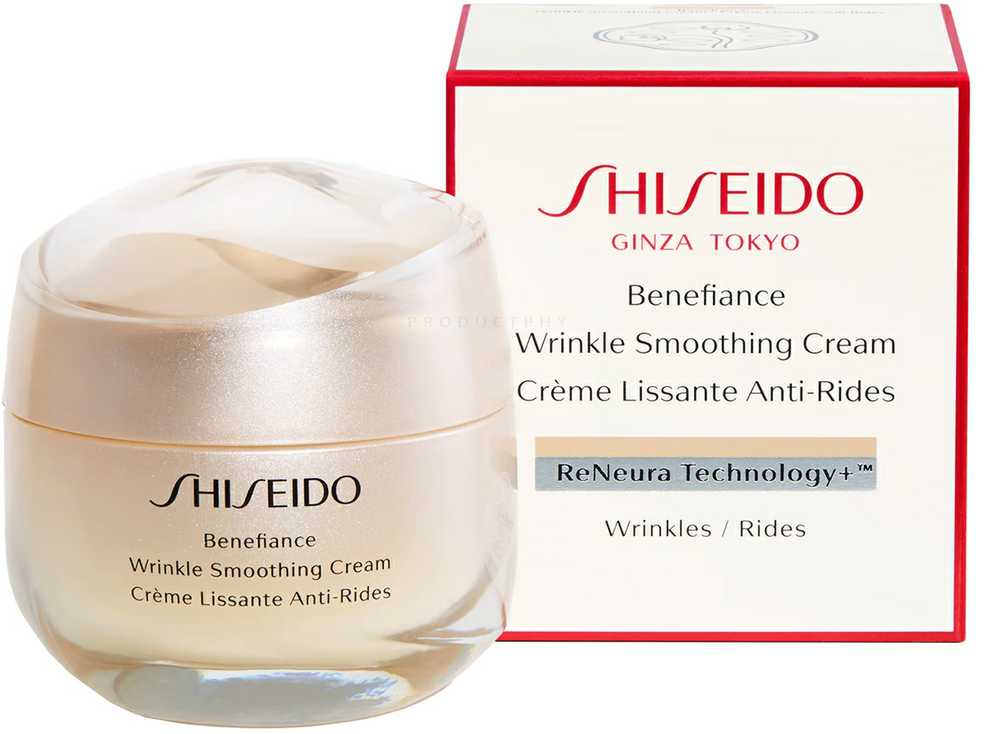Shiseido Benefiance Wrinkle Smoothing Cream veido kremas nuo raukšlių, 50 ml
