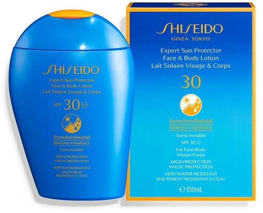 Shiseido Expert Sun Protector Face And Losjonas kūnui Spf30+, 150 ml