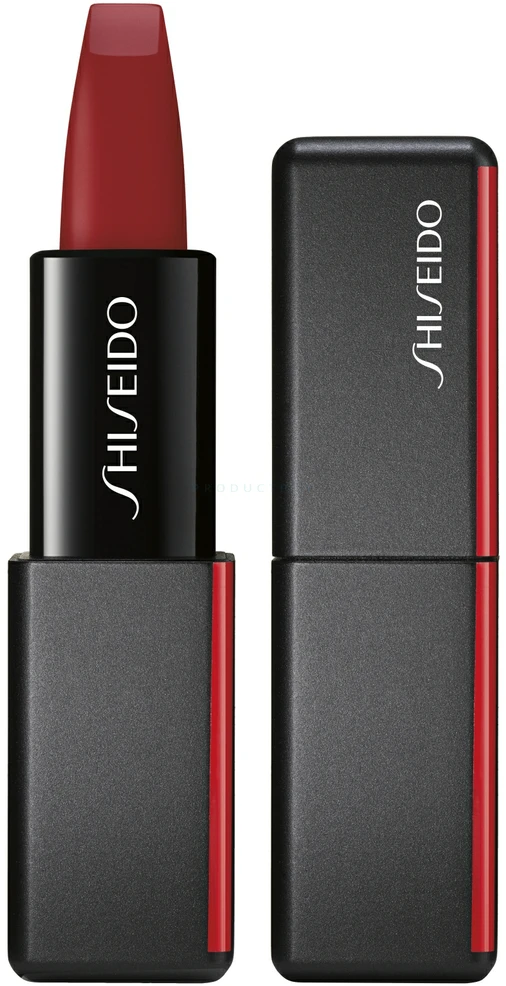 Shiseido ModernMatte Powder matiniai lūpų dažai, 4g, Spalva: 516 Exotic Red