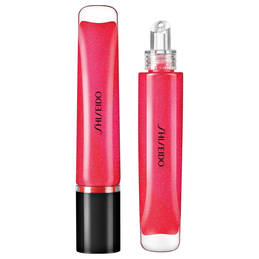 Shiseido Shimmer GelGloss lūpų blizgesys, 9 ml, Spalva: 07 Shin-Ku Red