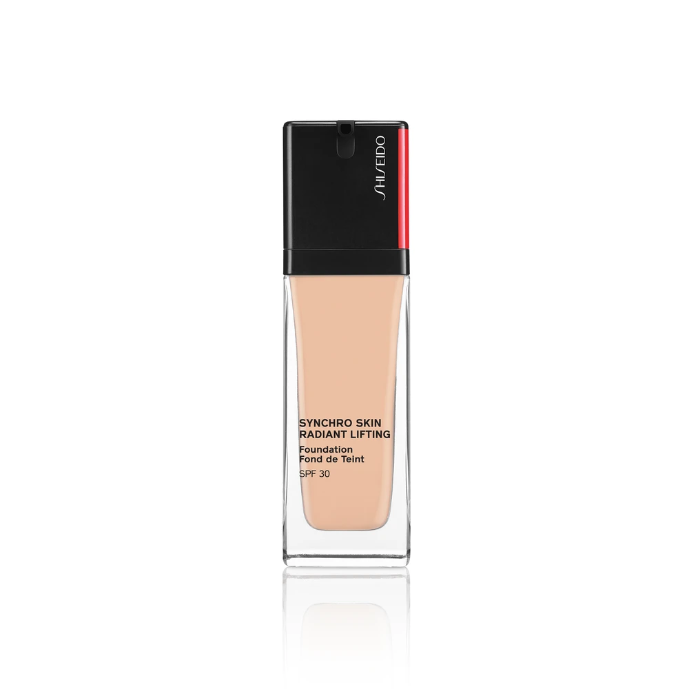„Shiseido Synchro Skin Radiant Lifting Kreminis“ makiažo pagrindas, 130 Opal SPF 30, 30 ml