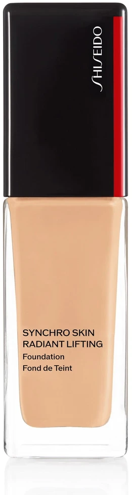 „Shiseido Synchro Skin Radiant Lifting“ skystas makiažo pagrindas, 250 Sand SPF 30, 30 ml