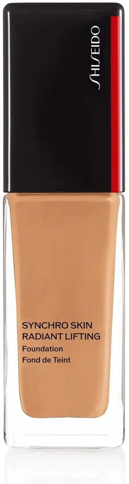 „Shiseido Synchro Skin Radiant Lifting“ skystas makiažo pagrindas, 410 Sunstone SPF 30, 30 ml