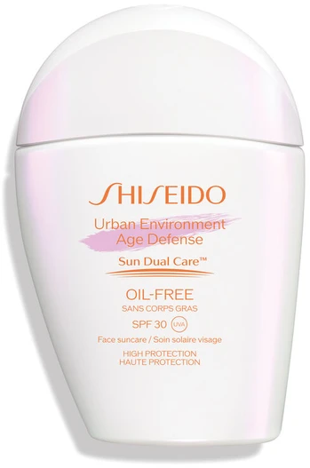 Kremas nuo saulės Shiseido Urban Environment Age Defense Oil-Free, su SPF30, 30 ml