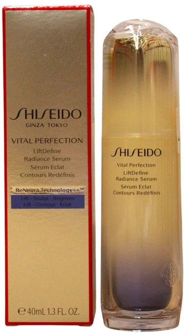 Shiseido Vital Perfection Liftdefine Radiance Serum senėjimo požymius koreguojantis serumas veidui, 40 ml