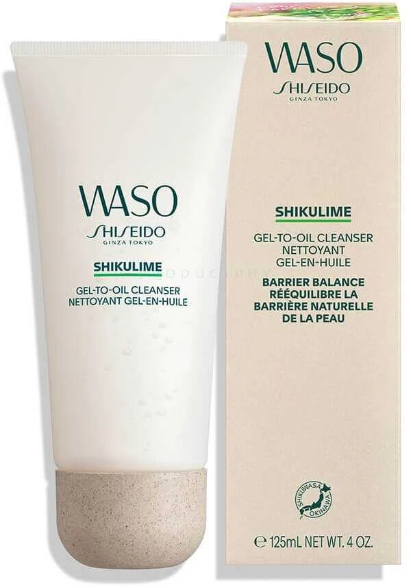 „Shiseido Waso Shikulime“ veido valymo gelis nuo nešvarumų, 125 ml
