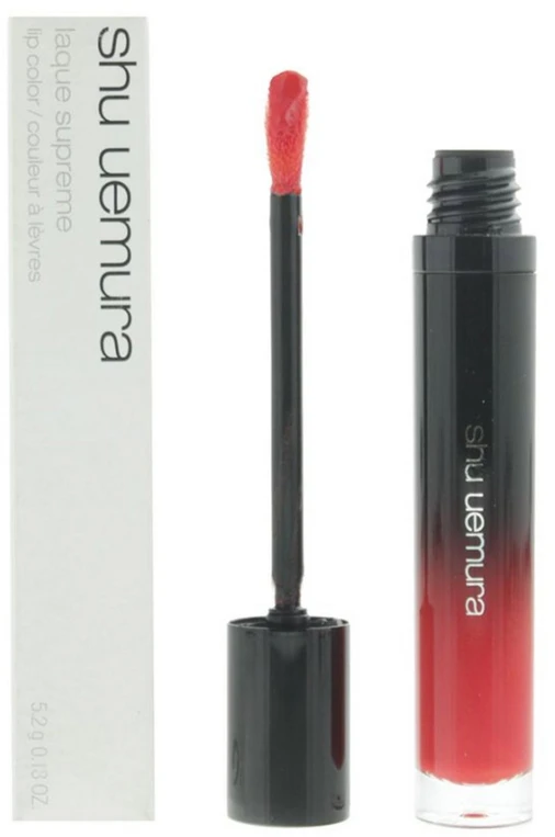 Shu Uemura Laque Supreme Lacquer-like Lūpų blizgis OR01 Ruby Oranžinis 5.2 g