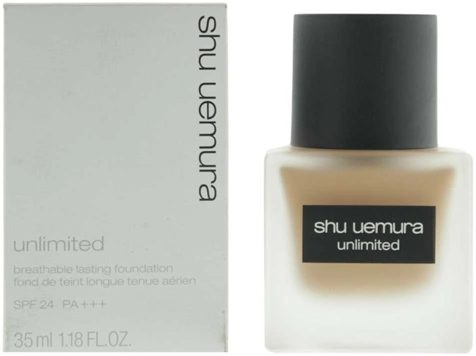 Shu Uemura Unlimited Natural Liquid Foundation 734 734 Rich rusvai gelsvas SPF 24, 35 ml
