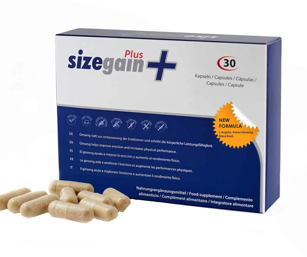 500Cosmetics 500 COSMETICS - SIZEGAIN PLUS PILLS TO ENLARGE THE PENIS