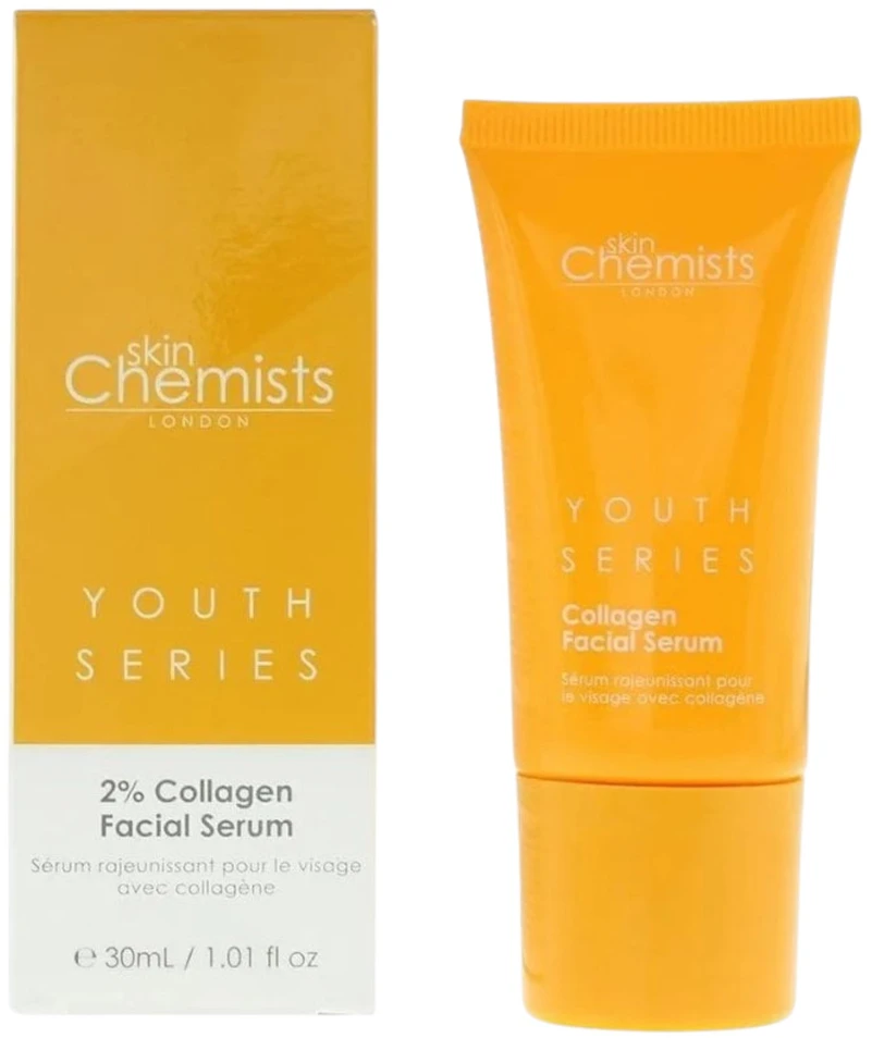 „Skin Chemists“ jaunystės serijos drėkinamasis kūno serumas veidui, 30 ml