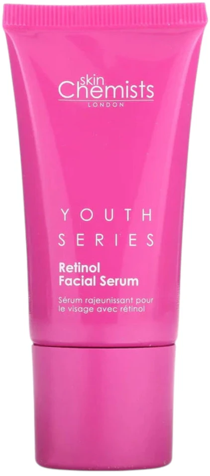 „Skin Chemists“ jaunystės serijos drėkinamasis kūno serumas veidui, 30 ml