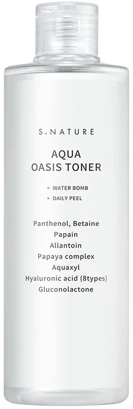 S.NATURE_Aqua Oasis Toneris drėkinamasis tonikas su PHA rūgštimi ir betainu 300 ml