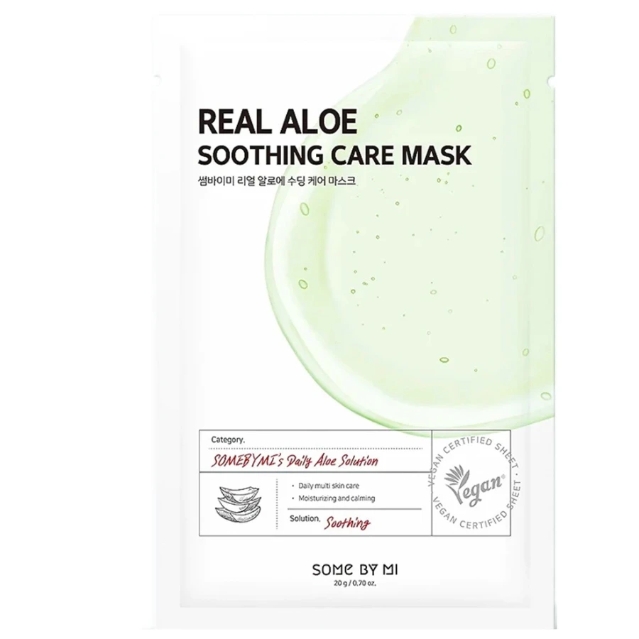 Some By Mi Real Aloe Soothing Sheet Mask For Face, 20 g