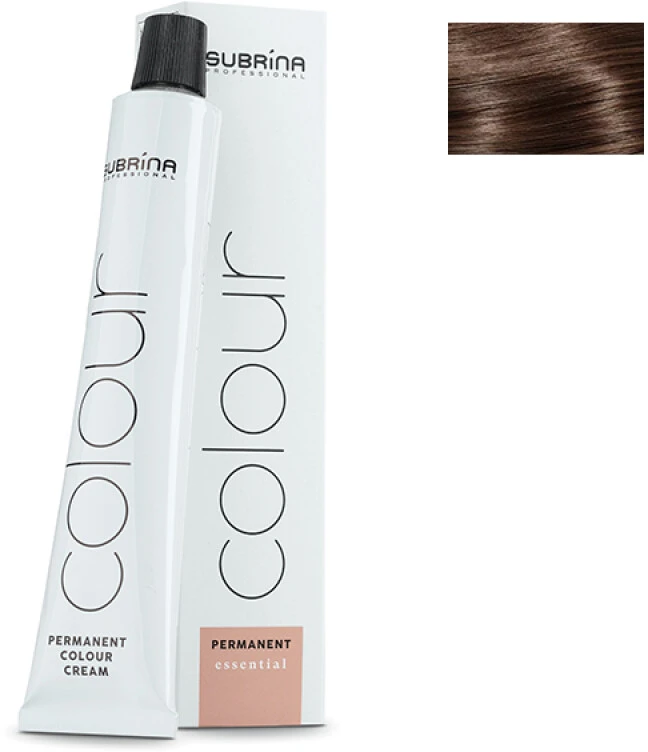 Subrina Essential 5/0 dažų tūbelė ir spalvos pavyzdys