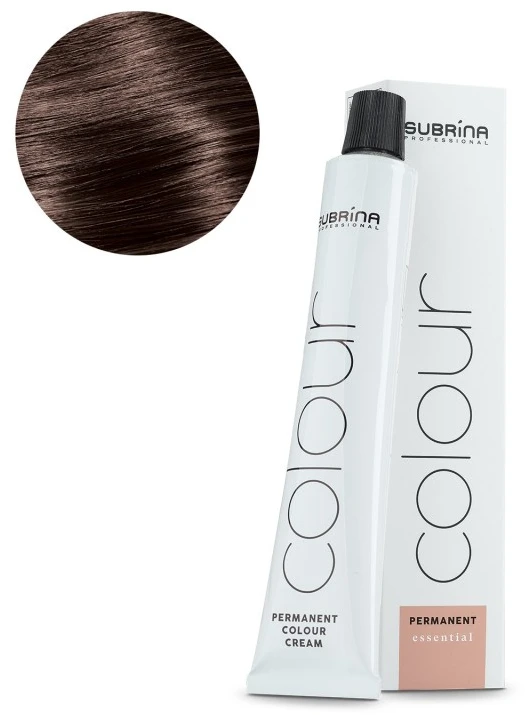 Subrina Professional, Essential Colour, nuolatiniai plaukų dažai, 5/71 šviesiai kaštoninė pilka kaštoninė, 100 ml moterims