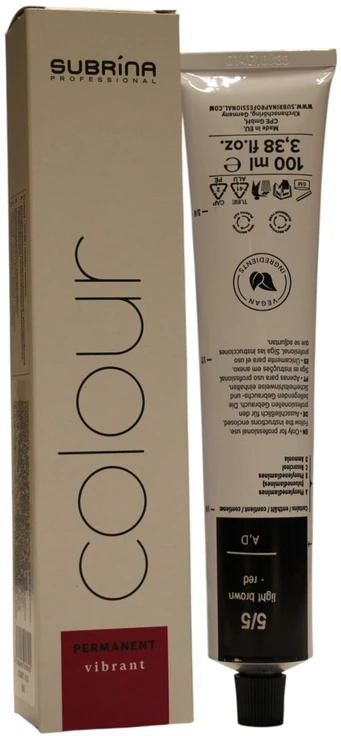 Subrina Professional Subrina Professional, Essential Colour, Permanent Hair Dye, 5/5 , 100 ml Moterims