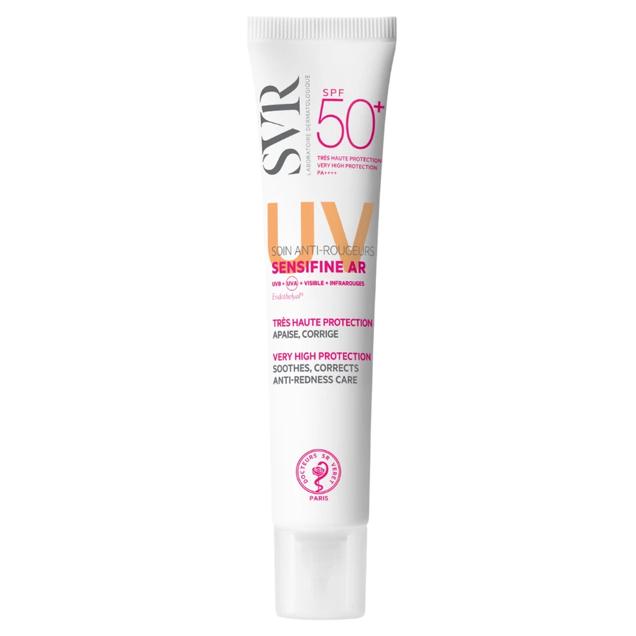 Svr Sensifine Ar Creme SPF 50+ apsauginis veido kremas jautriai, raustančiai odai, 40 ml