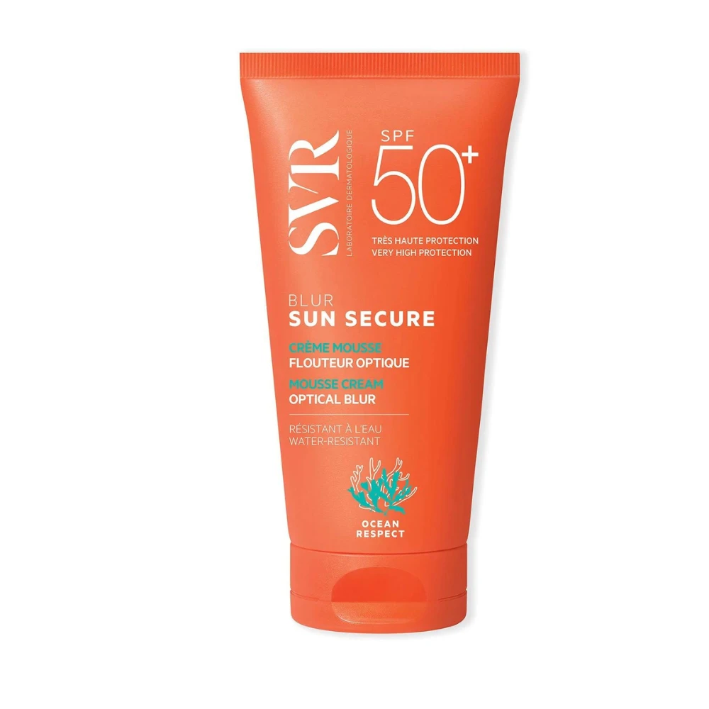 SVR Sun Secure Blur Unscented Teinte SPF 50+ apsauginis kremas nuo saulės, 50 ml