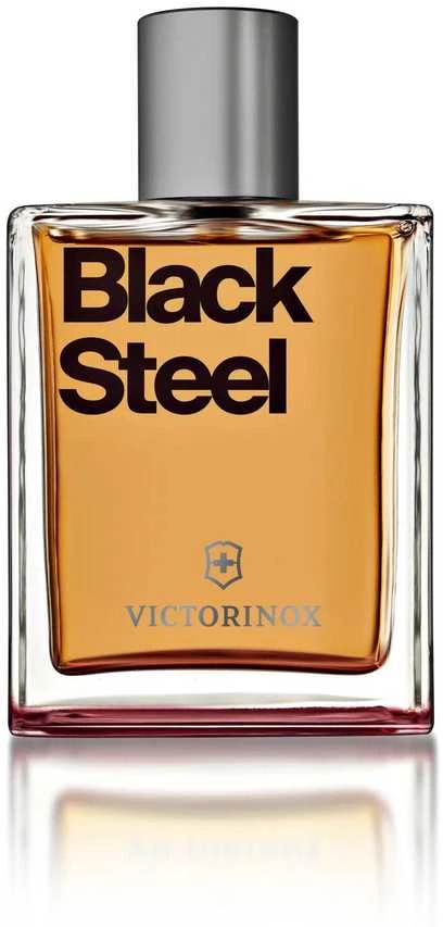 Victorinox Juodas Steel EDT tualetinis vanduo vyrams, 100 ml