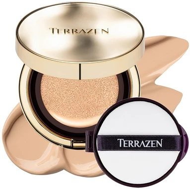 Terrazen Perfect Finish Cushion Radiant Finish kreminis pagrindas 23 SPF 50+, 15 g