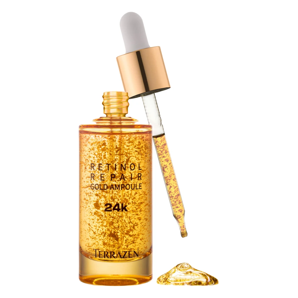Terrazen Retinol Repair Gold Ampoule stangrinantis serumas brandžiai veido odai, 50 ml