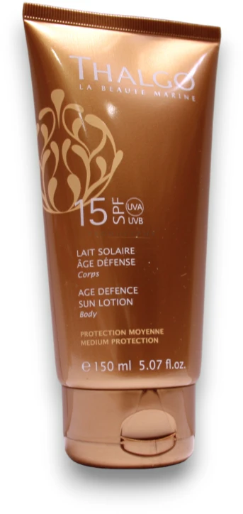 "Thalgo Age Defense" losjonas nuo saulės Spf15 150ml
