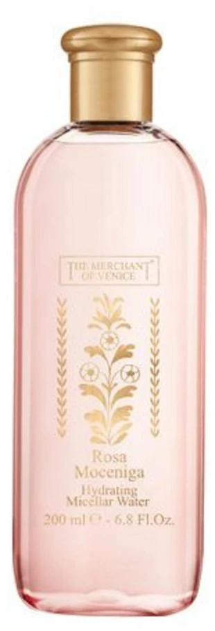 „The Merchant Of Venice Rosa Moceniga“ Rosa Moceniga esencija Drėkina ir gaivina odą Micelinis Vanduo Visiems odos tipams, įskaitant jautrią odą, 200 ml