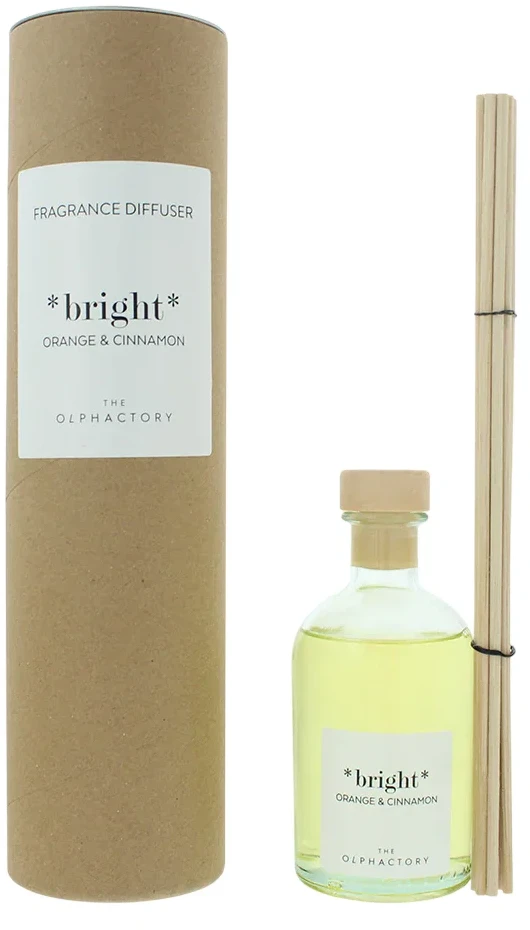 The Olphactory Bright Oranžinis & Cinnamon Fragrance Sticks Aroma Reed Diffuser, 100 ml
