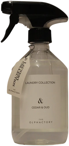The Olphactory „Olphactory“ kedro ir agarmedžio kvapo drabužių gaiviklis, 500 ml