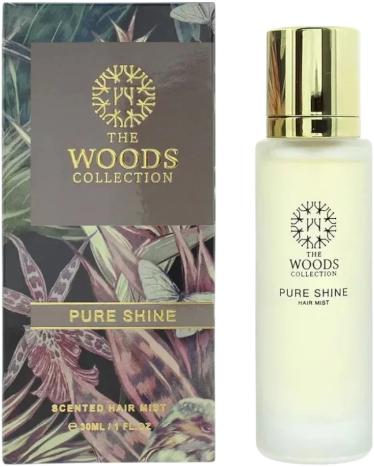 „The Woods Collection“ gryno blizgesio suteikiantis plaukų purškiklis moterims su ananasų kvapu, 30 ml
