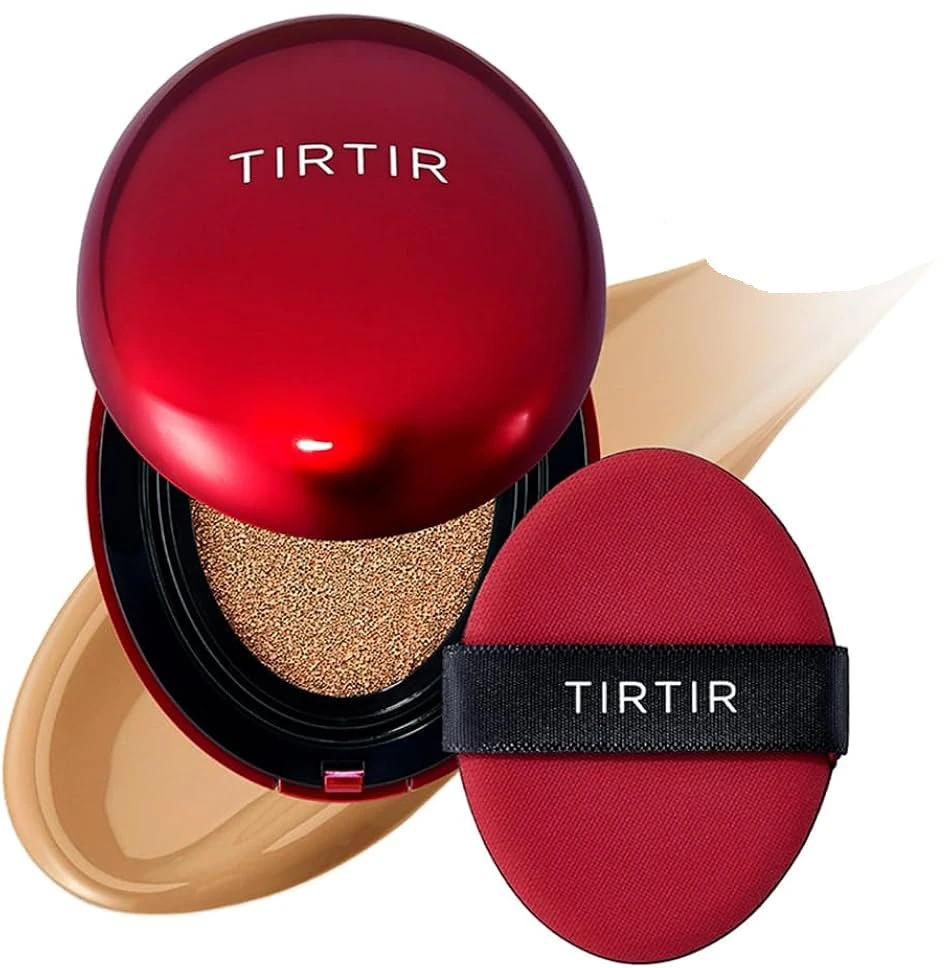 Tirtir Mask Fit Raudona Cushion SPF 40 PA++ makiažo pagrindas-pagalvėlė, atspalvis: 30N Rich Honey, 18 g
