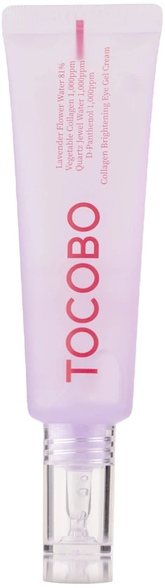 TOCOBO Collagen Brightening Eye Gel Cream šviesinamasis paakių gelinis kremas su kolagenu, 30 ml.
