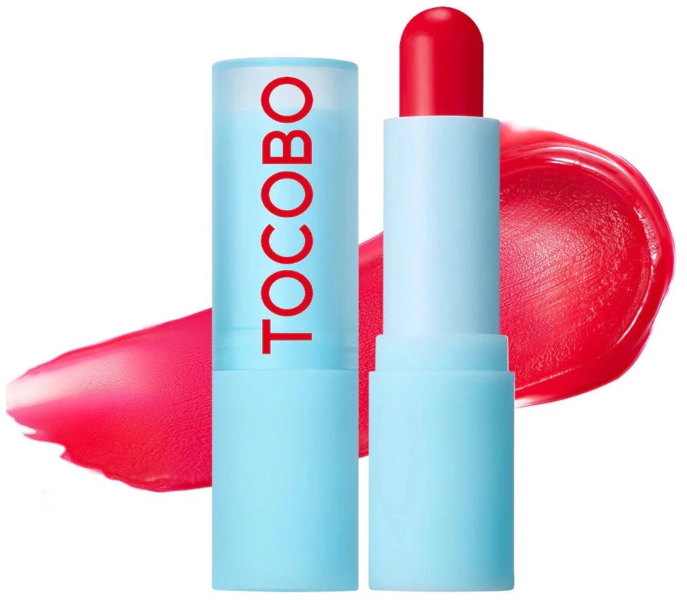 TOCOBO Glass Tinted Lūpų balzamas 011 Flush Cherry, 3.5 g