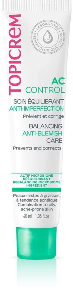 „Topicrem AC Control“ balansuojanti priemonė nuo spuogų, 40 ml