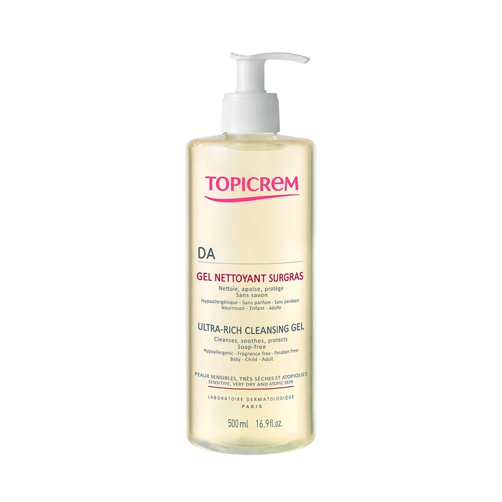 „Topicrem DA“ itin sodrus valomasis gelis, 500 ml