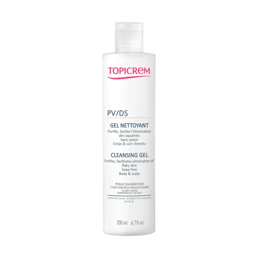 Topicrem valomasis gelis kūnui ir galvos odai PV/DS (Clean sing Gel), 200 ml