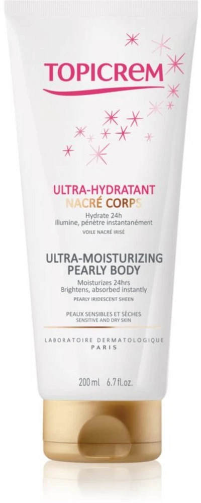 Topicrem Ultra-Moisturizing Pearly Body Losjonas kūnui