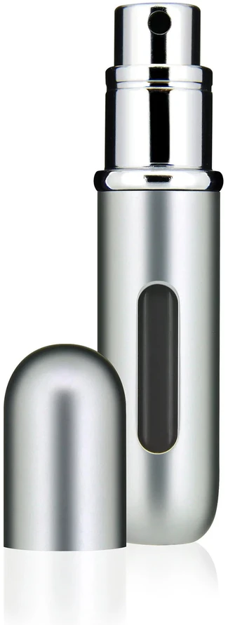 Travalo Classic HD Sidabrinis pildomas kvepalų buteliukas (atomaizeris), 5 ml