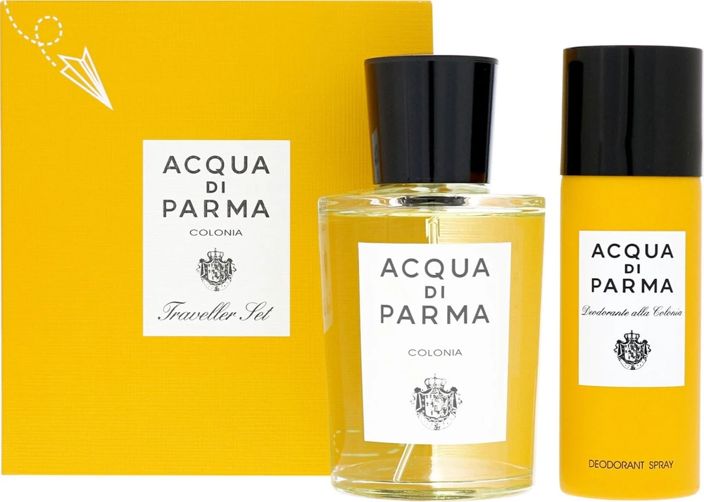 Travel Set Acqua di Parma: Colonia, Anti-Perspirant, Dezodorantas Purškiklis, For Men, 50 ml + Colonia, Eau De Cologne, For Men, 100 ml