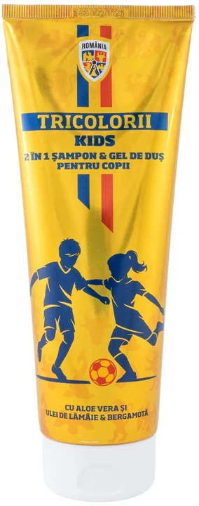 Tricolorii Kids Dušo želė & Šampūnas 2-In-1 Bergamot, 250 ml