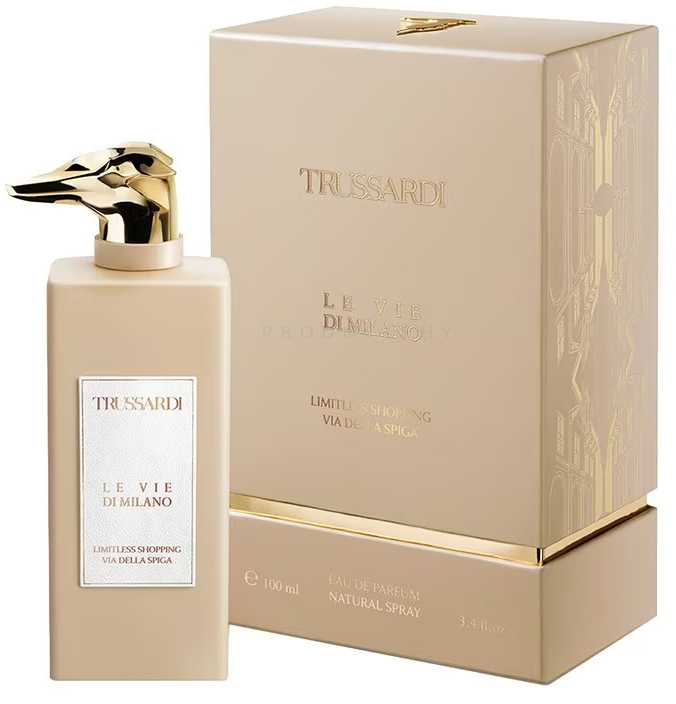 Trussardi Le Vie Di Milano Limitless Shopping Via della Spig EDP parfumuotas vanduo unisex, 100 ml