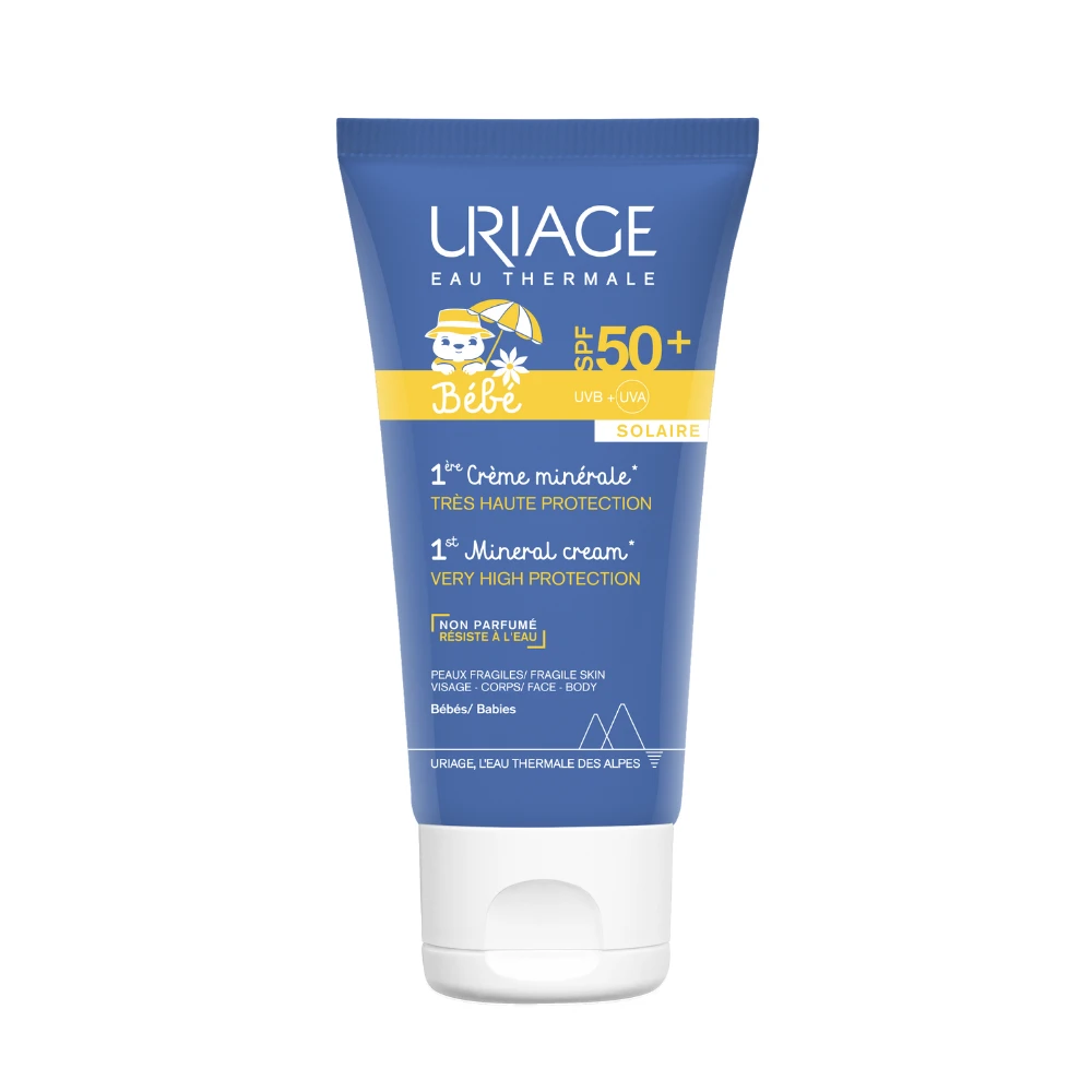 "Uriage Baby" mineralinis kremas SPF50+ 50ml