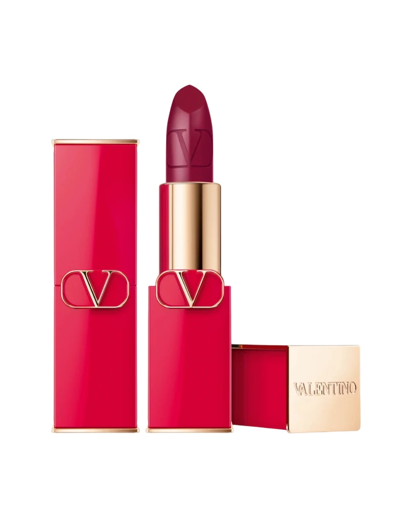 Valentino Rosso Satin Finish Kreminis Lipstick 505R Papildomas 3.5 g